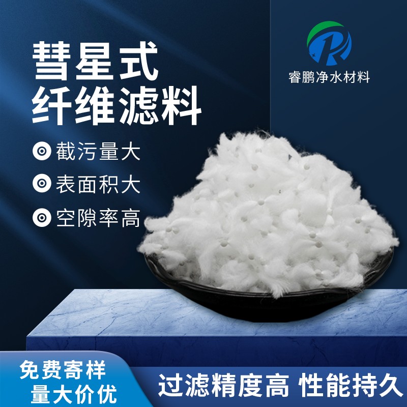 水凈化彗星式纖維濾料 過濾精度高易反洗耐沖刷 睿鵬現貨